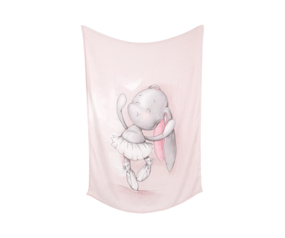 Пелюшка Effiki бамбукова dancing ballerina рожева 70x100