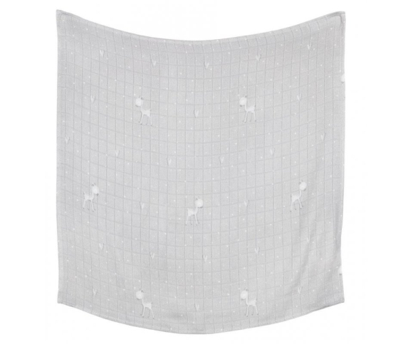 Пеленка Effik бамбуковая серая белая косуля 120x120 Пеленка Effik бамбуковая серая белая косуля 120x120