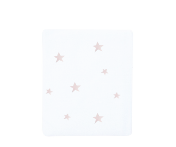 Пелюшки муслінові набір Effiki зірки рожеві 115x115