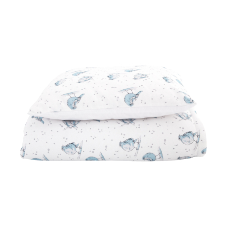 Постільна білизна набір Effiki пташки біла 100x135