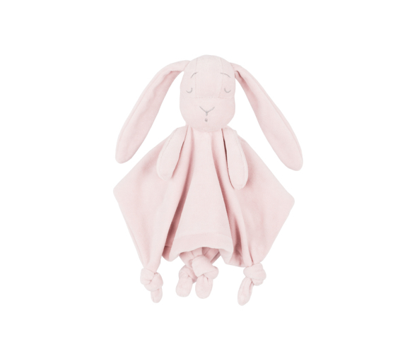 М'яка іграшка комфортер Effiki Зайчик Doudou рожевий