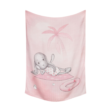 Пелюшка Effiki бамбукова Beach Time рожева 70x100