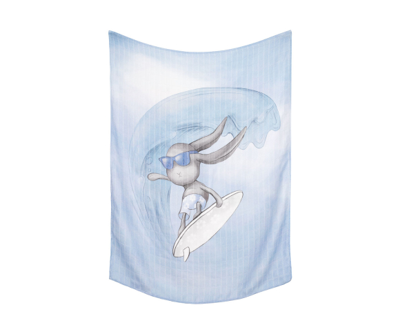 Пелюшка Effiki бамбукова the Surfer синя 70x100 Пелюшка Effiki бамбукова the Surfer синя 70x100