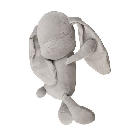 Мягкая игрушка Effiki Кролик Lavender Sleepyhead серый уши в крапку