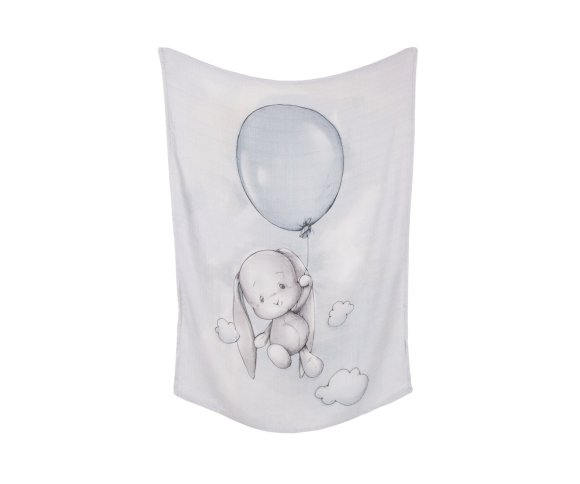 Пелюшка Effiki бамбукова balloon сіра 70x100