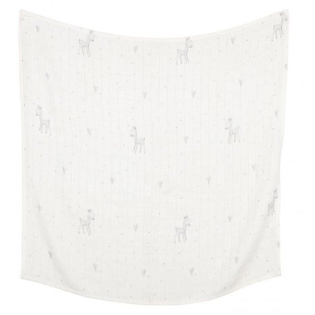 Пеленка Effik бамбуковая белая серая косуля 120x120