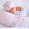 Шапочка детская Effiki хлопок розовая 0-1 мес