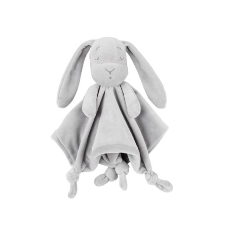 М'яка іграшка комфортер Effiki Зайчик Doudou сірий