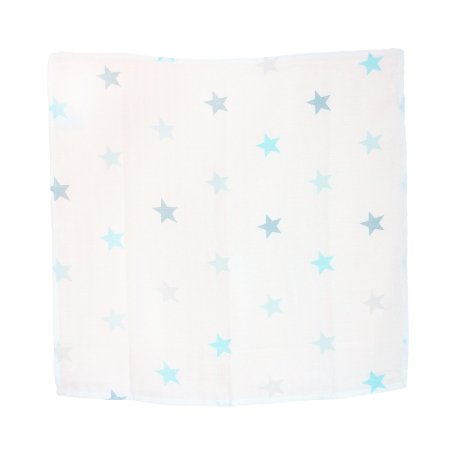 Пелюшка муслінова Effiki зірки голубі 115x115
