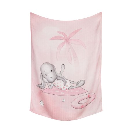 Пелюшка Effiki бамбукова Beach Time рожева 70x100