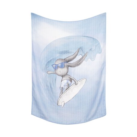 Пелюшка Effiki бамбукова the Surfer синя 70x100